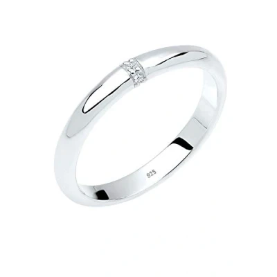 Immagine di Elli diamonds Anello Donne Classico con diamante (0,04 Ct.) In Argento Sterling 925