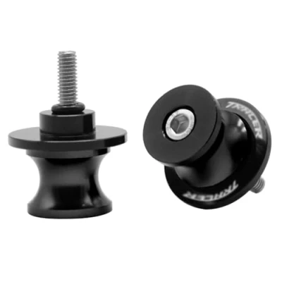 Immagine di MZ STORE 6MM 2pcs Motociclo Nottolini Forcellone Appoggi per Tracer 900 GT 700 2016 2019 7 9 2021+ Nero