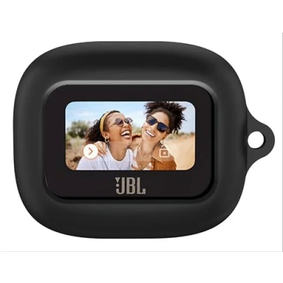 Immagine di GIOPUEY Cover Compatibile con Live Buds 3/JBL Flex 3/Live Beam 3, Cilicone Custodia, Ultrasottile Case Cover, Antiurto, Resistente ai Graffi Nero