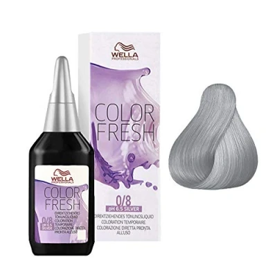 Immagine di WELLA PROFESSIONAL COLOR FRESH COLORACION SEMIPERMANENTE 0/8 SILVER 75ML