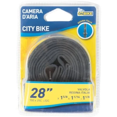 Immagine di Camera d&#039;aria bici 28&quot; x 1 5/8 1/8 700x28 32 E.T.R.T.O. 28 622