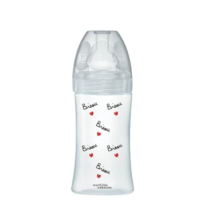 Immagine di DODIE Biberon Anti Colica Ciuccio Piatto X MATHILDE CABANAS 270ml Portata 2