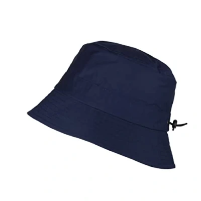 Immagine di TOUTACOO, Cappello Estivo, da Sole, Pieghevole nella Sua Tasca Integrata, Tocco Cotone, Unisex (24 Blu Marino/Sole)