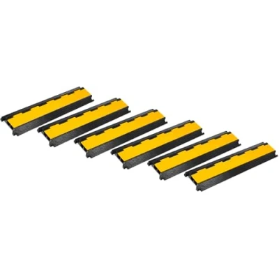Immagine di 6x Set Pronomic Protector 2 100 Canalina Pavimento Passacavi Canali