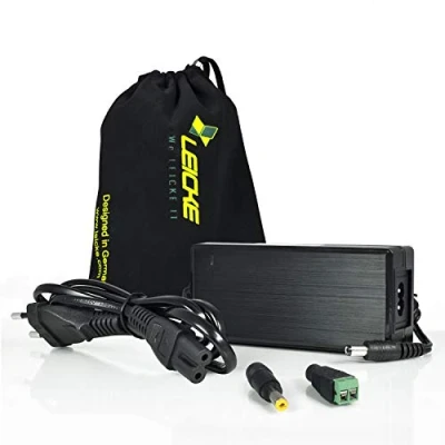 Immagine di LEICKE Alimentatore 12V 6A / 5A 72W 5,5 * 2,1mm, Connettore luce LED adattatore per HifiBerry AMP e 2, monitor LCD TFT, strisce LED, NAS, dischi esterni,Pico PSU Certificazione TÜV