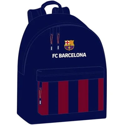Immagine di Safta F.C. Barcellona Zaino per laptop da 14,1&quot;, ideale giovani di diverse età, comodo e versatile, qualità resistenza, 31 x 16 41 cm, colore: Blu navy/granato, marino/Granato, Estándar,