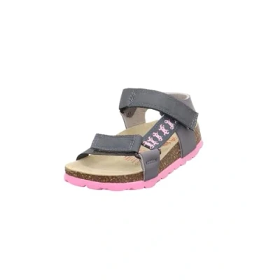 Immagine di Superfit Fussbettpantoffel Sandali per bambini, Taglia: 29, Grau Finta pelle / tessuto