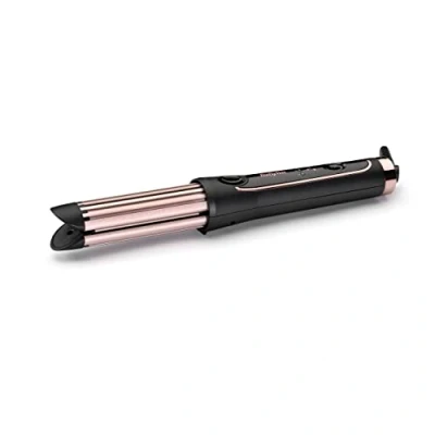 Immagine di BaByliss C112E Curl Styler Luxe, onde morbide, Look mossi o lisci, Rivestimento in quartz ceramic, Tecnologia ad aria fresca per fissare la piega, 3 temperature