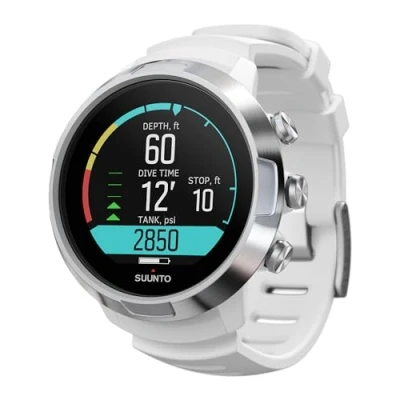 Immagine di SUUNTO Dive D5 Orologio Subacqueo Digitale, Display Colori, Impermeabile 100 m, Computer Subacquei con Funzioni di Sveglia, Cronometro, Meteo, Bussola, Durata della Batteria 12 Ore in Modalità Scuba