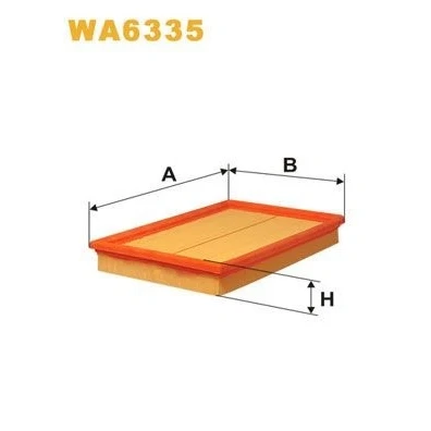 Immagine di WIX FILTERS WA6335 filtro aria 38 177 255 Cartuccia FORD: Fiesta 4, Mk4, Puma