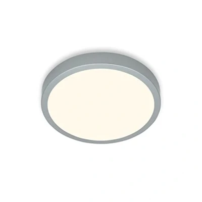 Immagine di BRILONER Leuchten Plafoniera LED, luce bianca calda, color argento, diametro 280 x 40 mm