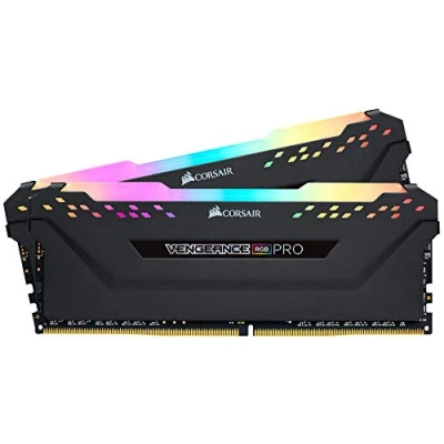 Immagine di Corsair Vengeance RGB PRO 32 GB (4x8 GB) DDR4 3200MHz C16 XMP 2.0 Kit di Memoria Illuminato LED Entusiasta, Nero