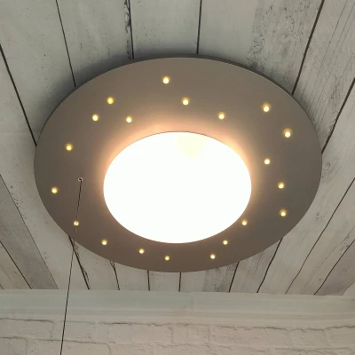 Immagine di Niermann Standby Plafoniera Starlight con cielo stellato, argento