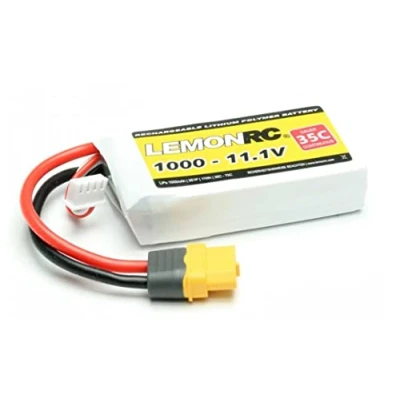 Immagine di LemonRC Batteria ricaricabile LiPo 11.1 V 1000 mAh Numero di celle: 3 35 C Softcase XT60