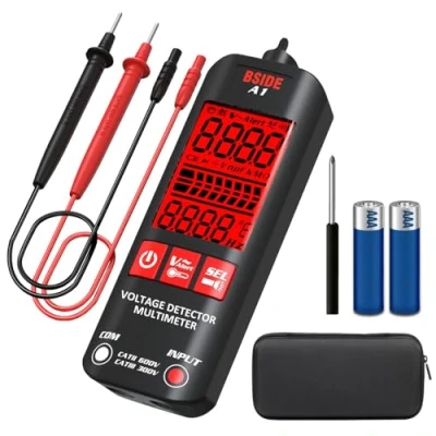 Immagine di BSIDE A1 Mini Multimetro Digitale Tester Elettrico Intelligente Voltmetro 3 Risultati Display Doppia Gamma Rilevatore di Tensione Senza Contatto NCV Filo Vivo Circuito per Elettricista