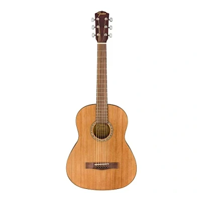 Immagine di Fender FA 15 Chitarra Acustica, Scala 3/4 in Acciaio Naturale, con Custodia Trasportabile per