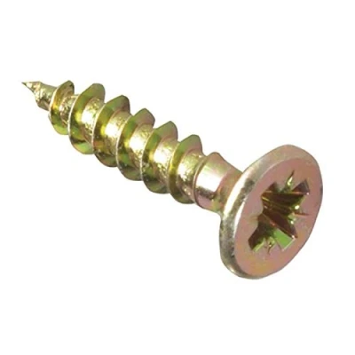 Immagine di Bargainscrews Confezione da 200 viti multiuso, ideali per essere impiegate su pannelli truciolari, MDF, PVC e legno 4.5 x 25mm