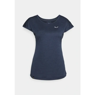 Immagine di Salewa PUEZ melange DRY TEE Tshirt sport, Donna, Taglia: 48, Navy blazer