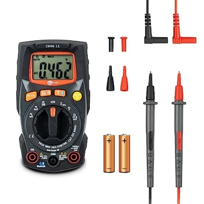 Immagine di SONEL CMM 11 Multimetro digitale professionale, Tester Elettrico, Capacità, Corrente AC/DC, Tensione Resistenza, Frequenza (CMM11)