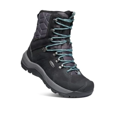 Immagine di Keen Revel IV HIGH Polar Stivali da neve, Donna, Taglia: 36, Black/north atlantic Pelle e tessuto