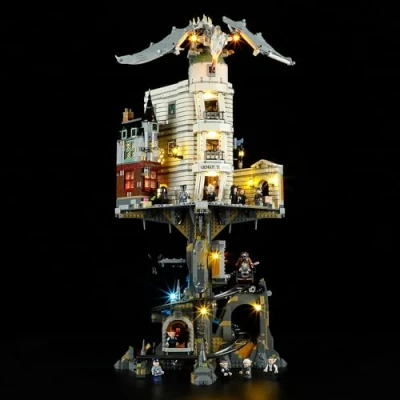 Immagine di YEABRICKS Luce a LED per lego 76417 Harry Potter Gringotts Banca magica, edizione da collezione, modello di blocchi (set non incluso)