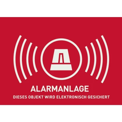 Immagine di ABUS AU1322 Segnale di avvertimento Sistema allarme Lingue Tedesco (L x A) 148 mm 105