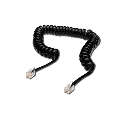 Immagine di Cavo Telefono analogico Digitus [1x Spina RJ10 4p4c 1x 4p4c] 4.00 m Nero