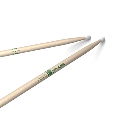 Immagine di Pro Mark Bacchette in Hickory Promark 2B&quot;The Natural&quot; con Punta Nylon