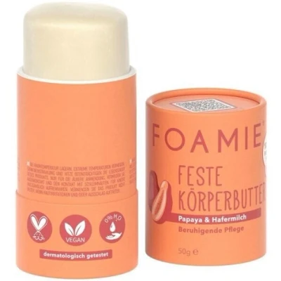 Immagine di Solid Body Butter Papaya &amp; Latte di Capra Foamie® 50g