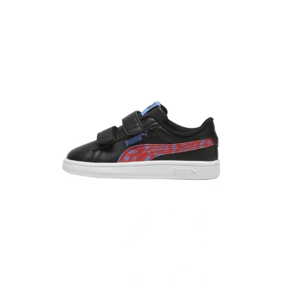 Immagine di Puma À Scratch Smash Sneakers basse per bambini, Taglia: 25, Noir/rouge/bleu Sintetico