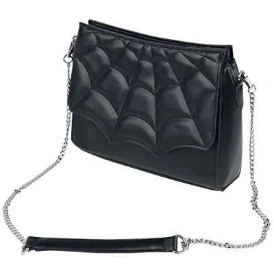 Immagine di Banned Alternative Mabris Shoulder Bag Donna Borsetta nero/argento 100% poliuretano