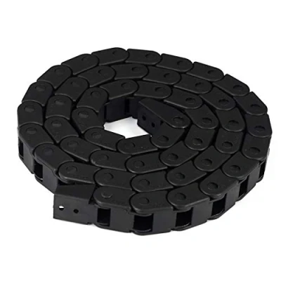 Immagine di TUZUK plastica flessibile annidata semi colsed catena portacavi 10mm x 15mm cavo catene a spirale per parti di stampanti 3D CNC mini macchine elettriche Router Mill, 1M