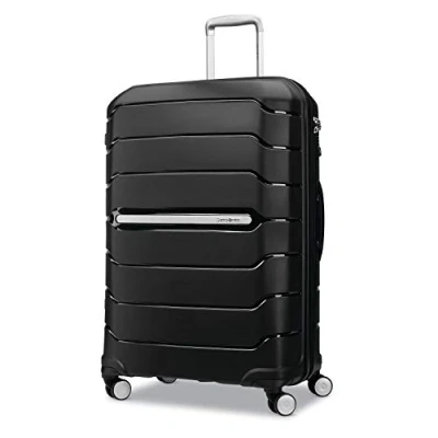Immagine di Samsonite Freeform Hardside Spinner 28, Nero, Checked Large 28 Inch, espandibile con doppie ruote