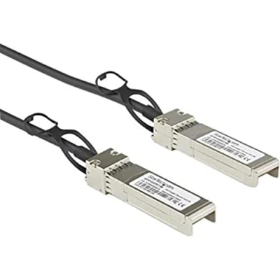 Immagine di StarTech.com DACSFP10G3M Cavo Twinax con Collegamento Diretto SFP+, Compatibile Dell, 3 m, Nero