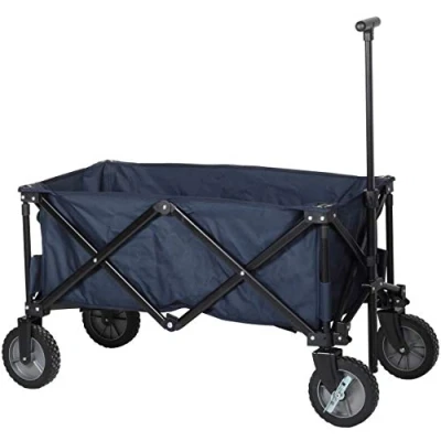 Immagine di Campart HC 0910 carrello da spiaggia pieghevole/Carro a mano Capacità di carico 70 chilogrammi Blu con borsa