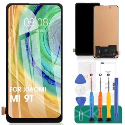 Immagine di Schermo TFT per Xiaomi Mi 9T / Pro/Redmi K20 Redmi Pro LCD Display Sostituzione Touch Digitizer Kit senza cornice (nero, nessun riconoscimento delle impronte digitali)