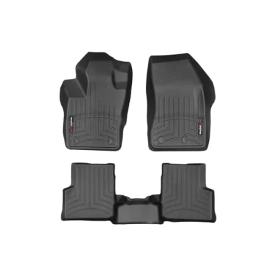 Immagine di Tappetini auto su misura Compatibile per Jeep Renegate BU 2015/19 Nero 1 e 2 Fila WeatherTech FloorLiner