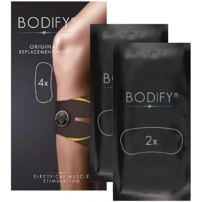 Immagine di Bodify Ensemble de 2 Coussinets Remplacement Originaux (Sans Contrôleur) pour EMS Calf Trainer PRO Entraîneur Muscles des Mollets Hommes et Femmes