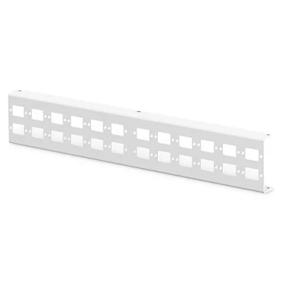 Immagine di DIGITUS Piastra Adattatore per Fibra Ottica Unibox DN 96800M 2 24x SC SX, LC DX o E2000 SX Pannello Patch in Grigio