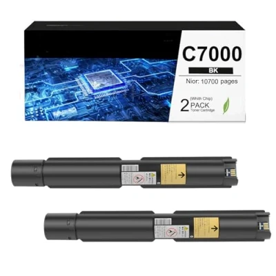 Immagine di CAIDI C7000 Cartuccia toner compatibile con Xerox Versalink C7000V C7000N C7000DN 106R03757 106R03758 106R03759 106R03760 (2 Nior)