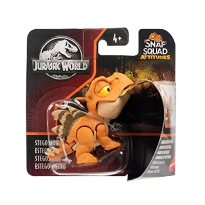 Immagine di Jurassic World Snap Squad Attitudes Statuetta di dinosauro Stegosauro