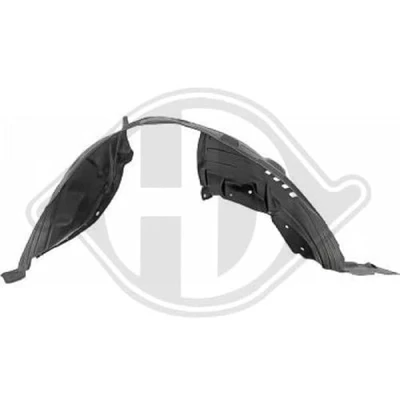 Immagine di DIEDERICHS 6045908 Parasassi interno, anteriore Dx NISSAN: Qashqai / Qashqai+2 I