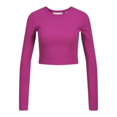 Immagine di JJXX STR NOOS Maglietta a manica lunga, Donna, Taglia: XS, Fuchsia red