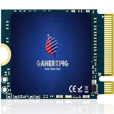 Immagine di GAMERKING SSD Interno 2TB M.2 2230 NVMe PCIe Gen 4.0X4, Gaming compatibile con Steam Deck Microsoft Surface pro 7/pro 8+/pro X/Laptop Go/Laptop3/Laptop4 GPD Ultrabook