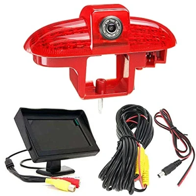 Immagine di HD Auto Veicoli Retrovisore luce freno Terzo tetto Retromarcia Telecamera Posteriore Inversa Compatibile con Opel Vivaro/Combo/Renault Master/Trafic/FIAT Scudo/Talento/Movano/Primastar/Citroen