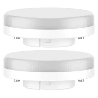 Immagine di ledscom.de 2 pezzi lampadina GX53 LED, bianco caldo (2700 K), 6,2 W, 509lm, 97, opaco