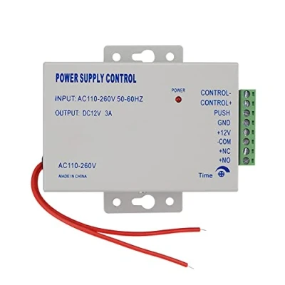 Immagine di LIBO Access Control Power Supply K80 Interruttore di alimentazione DC 12V 3A AC 110 260V per tutti i tipi Sistema Controllo Accessi Serratura con Ritardo (K803A)