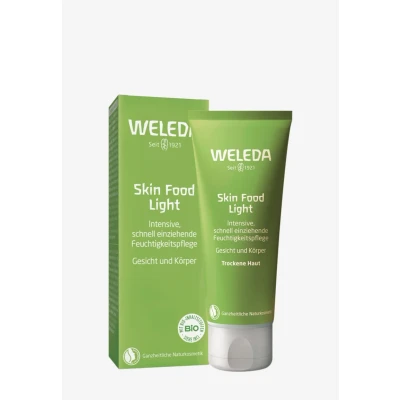 Immagine di Weleda Skin Food Light, Crema Multifunzione per Donare Comfort Immediato a Pelle Secca e Screpolata di Viso, Corpo Mani, Texture Leggera Nutrimento Intenso (1x75 ml)