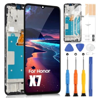 Immagine di LCD Display per Huawei Honor X7 CMA LX2 LX1 LX3 6,74&quot; Schermo Digitazer Touch Screen Assembly con Riparazione Kit (Nero Cornice)