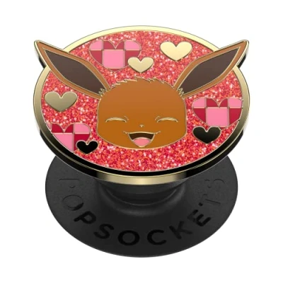 Immagine di PopSockets: PopGrip Supporto e Impugnatura per Telefoni Cellulari Tablet con un Top Intercambiabile Pokémon Eevee XOXO Enamel
